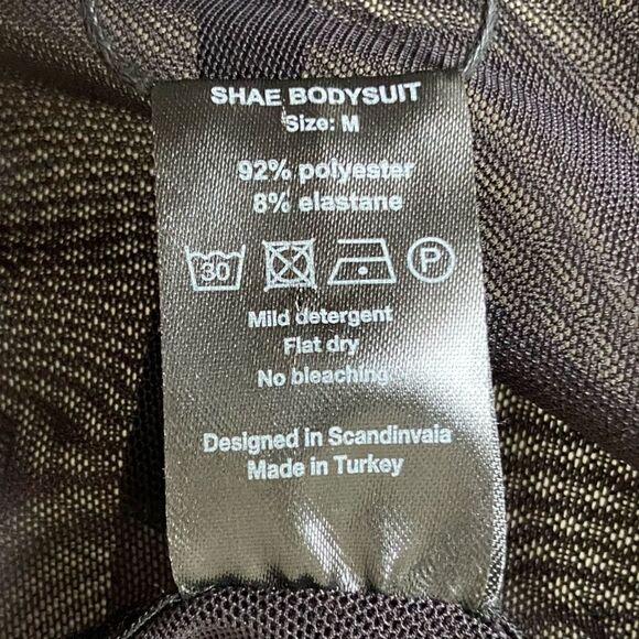 NWT Revolve Ow Collection Shae Black Bodysuit Sheer Size M - Picture 7 of 9